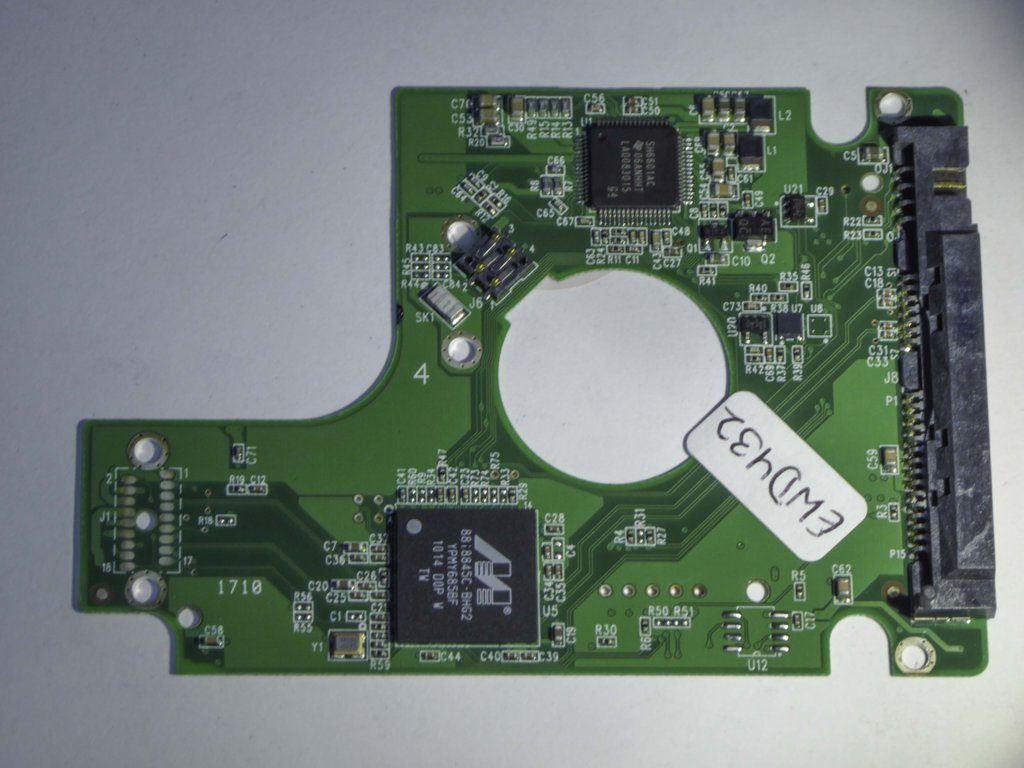 Western Digital WD5000BEVT-00ZAT0 2060-701572-002 REV A PCB for Sale