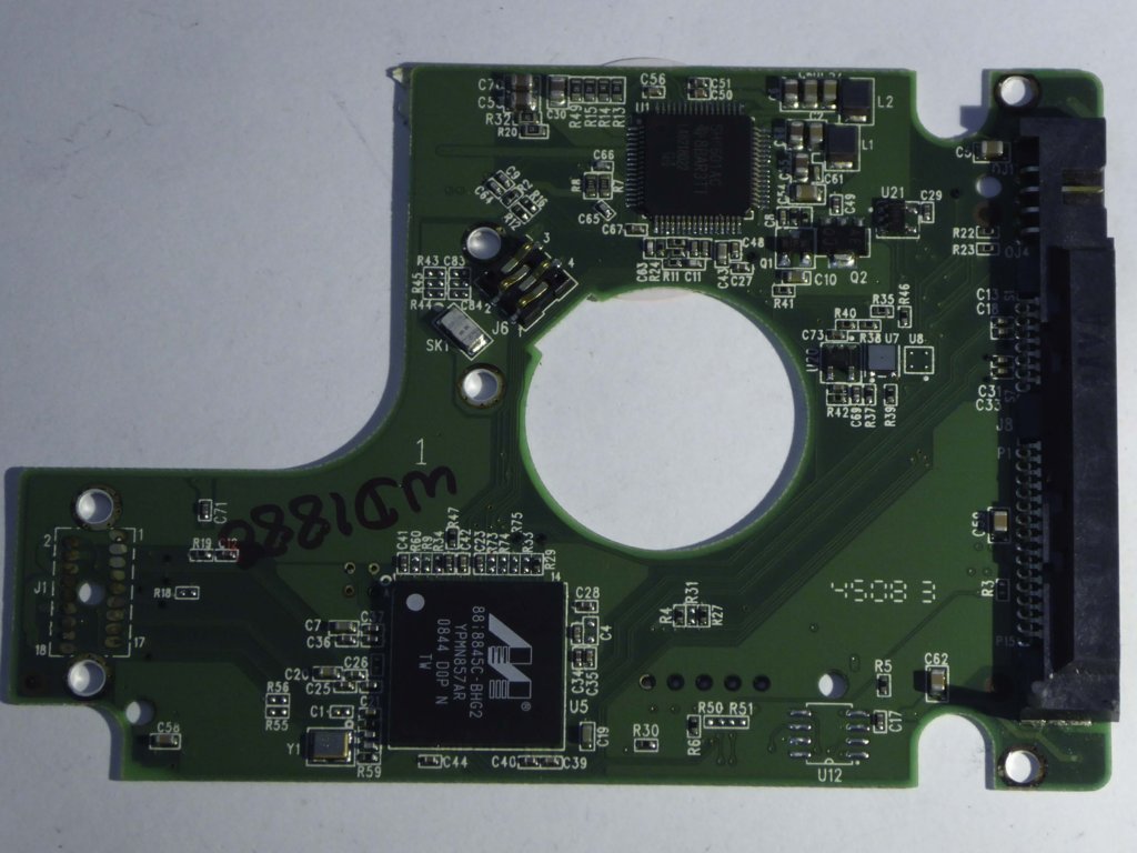 Western Digital WD5000BEVT-00ZAT0 2060-701572-002 REV A PCB for Sale