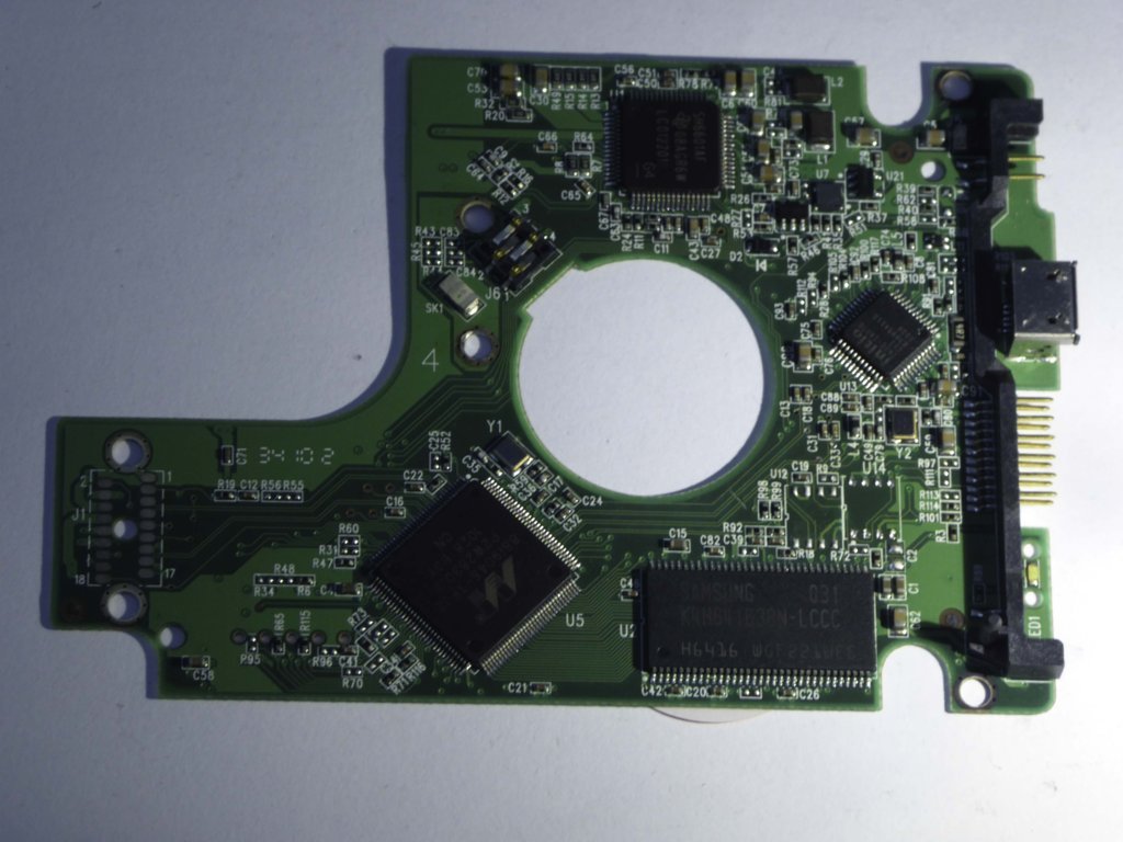 Western Digital WD5000BEVT-22A0RT0 2060-701675-004 REV P1 PCB for Sale