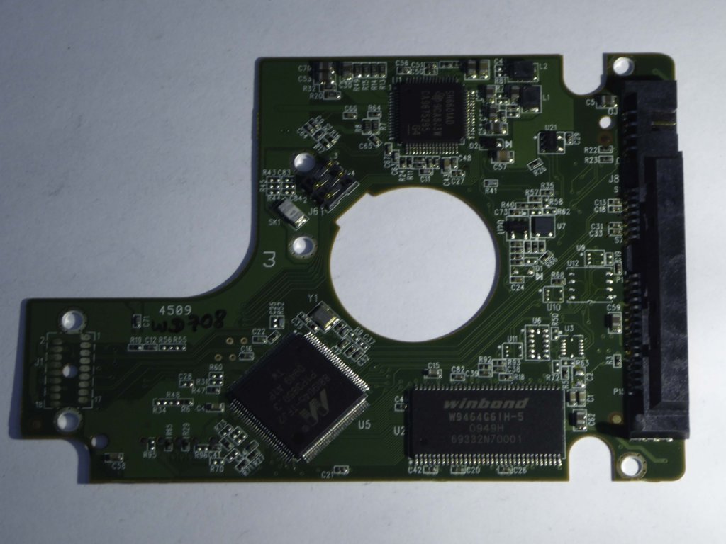 Western Digital WD5000BEVT-22A0RT0 2060-771672-001 REV P1 PCB for Sale