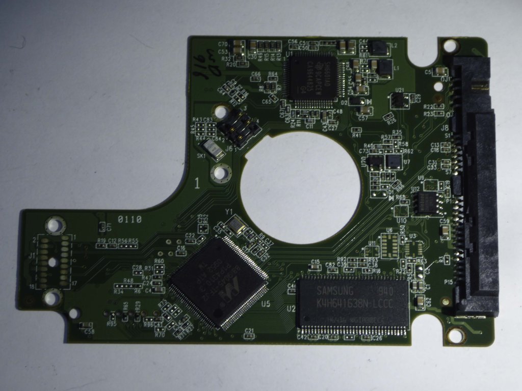 Western Digital WD5000BEVT-22A0RT0 2060-771672-004 REV A PCB for Sale