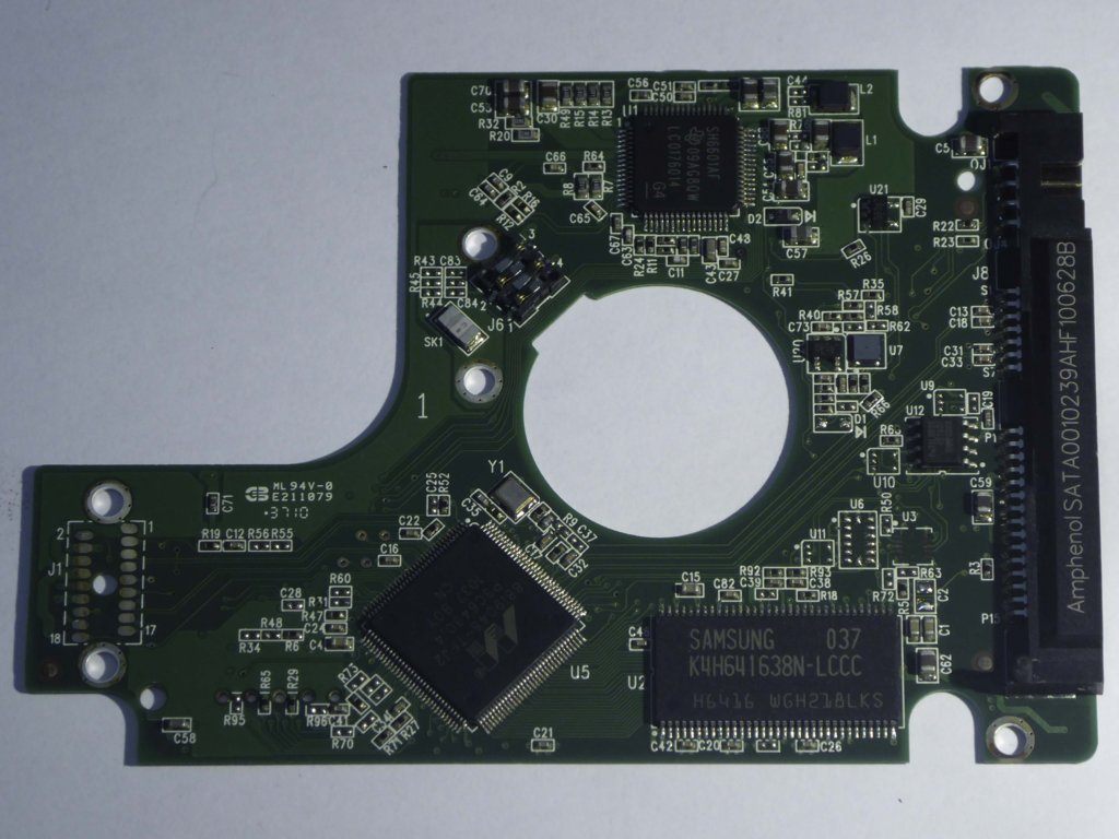 Western Digital WD5000BEVT-22A0RT0 2060-771672-004 REV A PCB for Sale