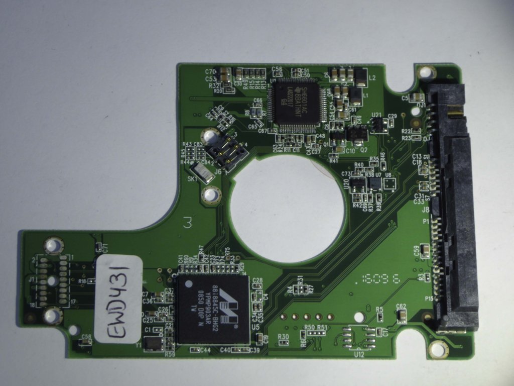 Western Digital WD5000BEVT-22ZAT0 2060-701572-002 REV A PCB for Sale