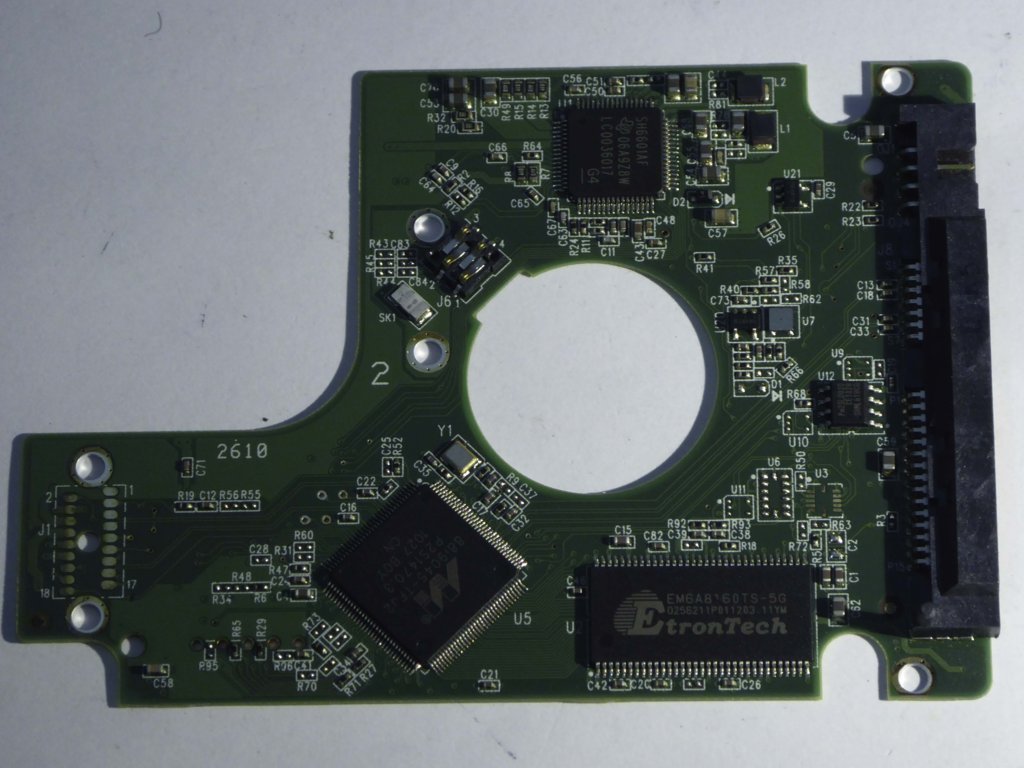 Western Digital WD5000BEVT-24A0RT0 2060-771672-004 REV A PCB for Sale