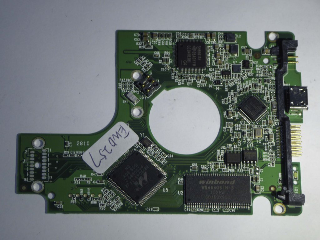 Western Digital WD5000BMVV-11GNWS0 2060-701675-004 REV P1 PCB for Sale