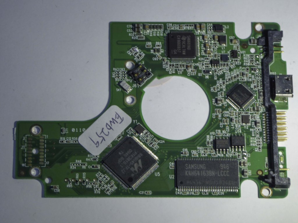 Western Digital WD5000BMVV-11GNWS0 2060-701675-004 REV P1 PCB for Sale