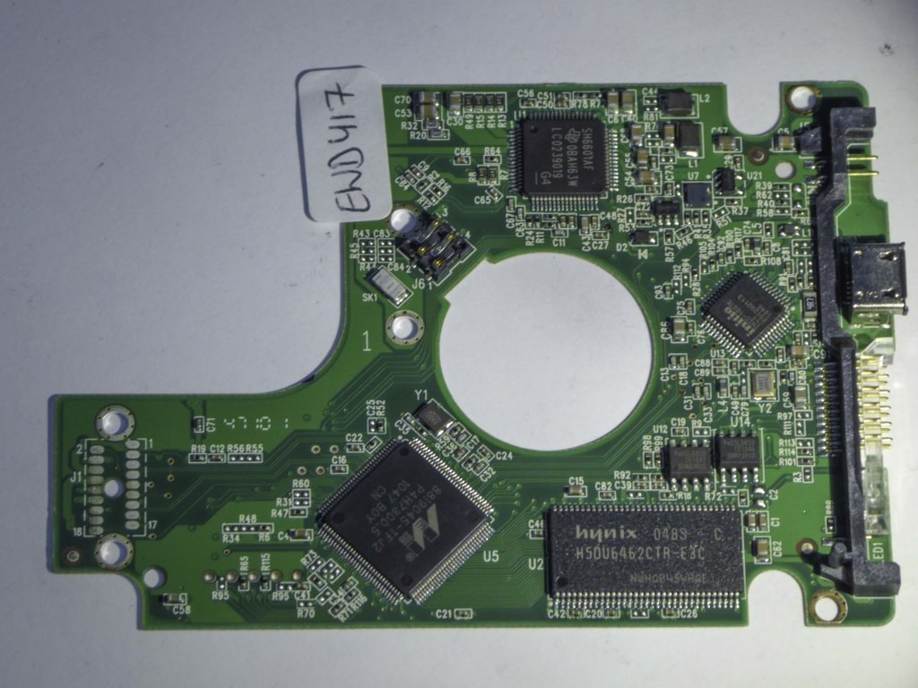 Western Digital WD5000BMVV-11GNWS0 2060-701675-004 REV P1 PCB for Sale