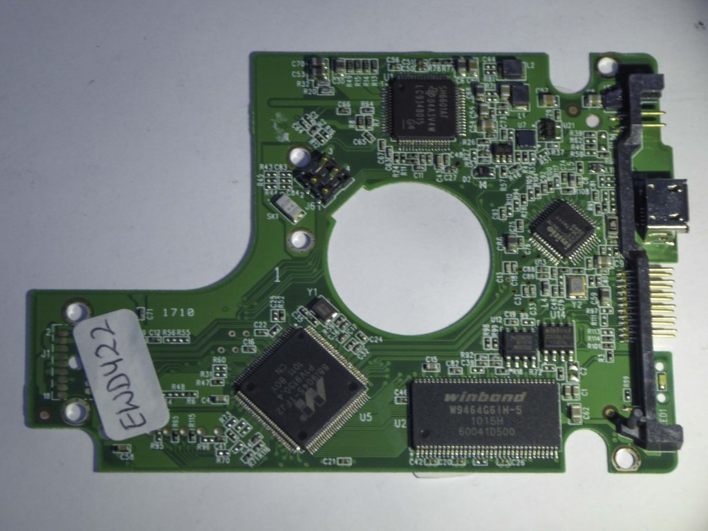 Western Digital WD5000BMVV-11GNWS0 2060-701675-004 REV P1 PCB for Sale