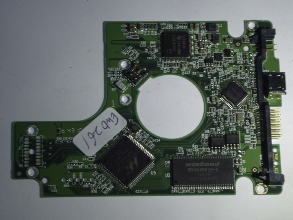 Western Digital WD5000BMVV-11NWS0 2060-701675-004 REV P1 PCB for Sale