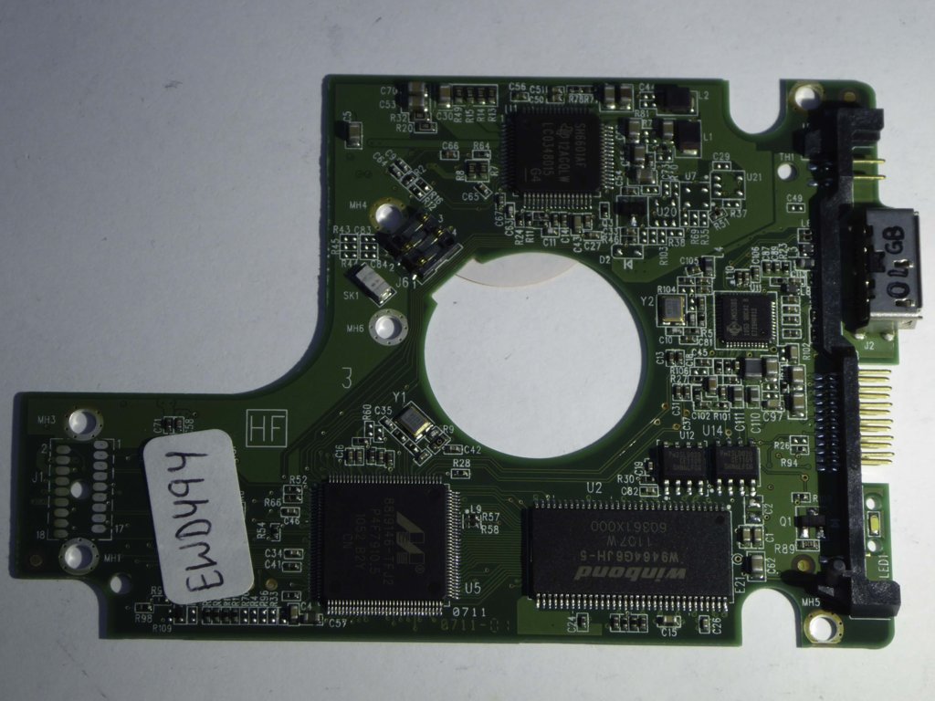 Western Digital WD5000BMVW-11AMCS2 2060-771761-001 REV P1 PCB for Sale