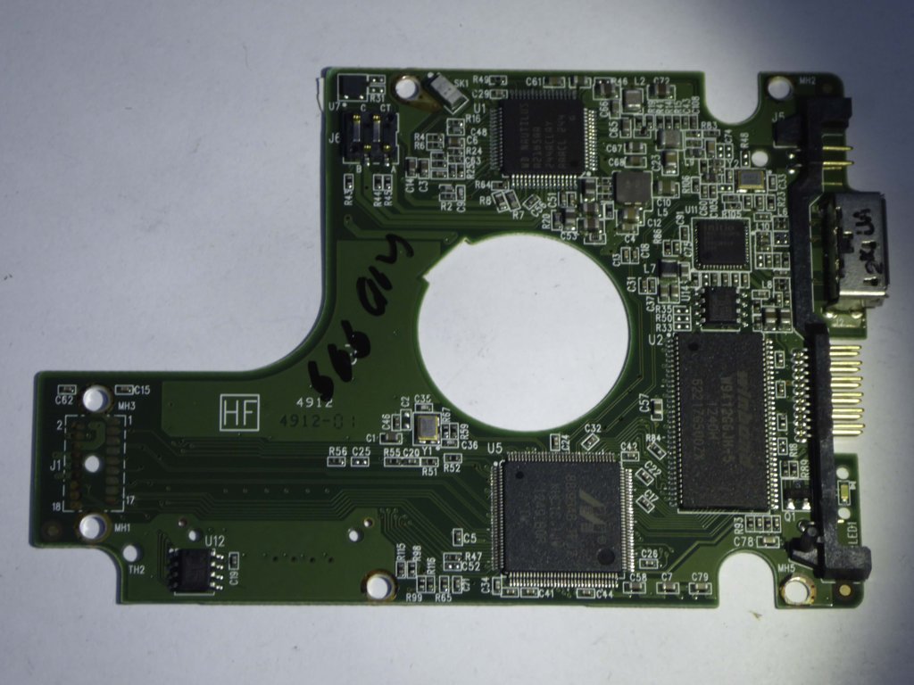 Western Digital WD5000BMVW-11S5XS1 2060-771801-002 REV A PCB for Sale