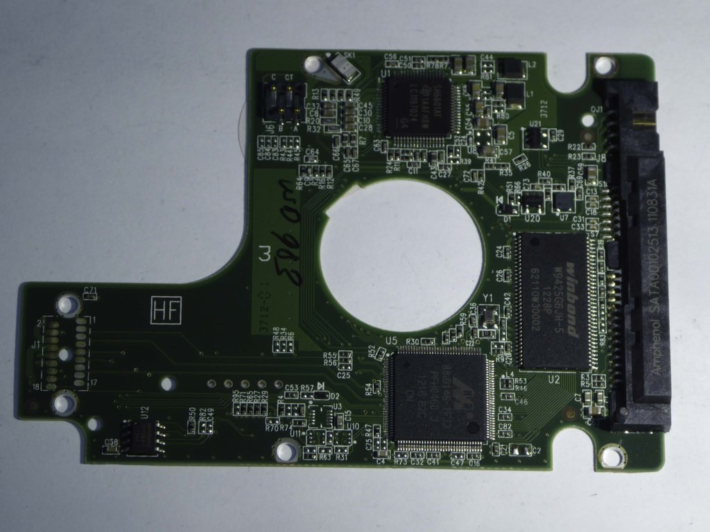 Western Digital WD5000BPKT-75PK4T0 2060-771629-006 REV A PCB for Sale