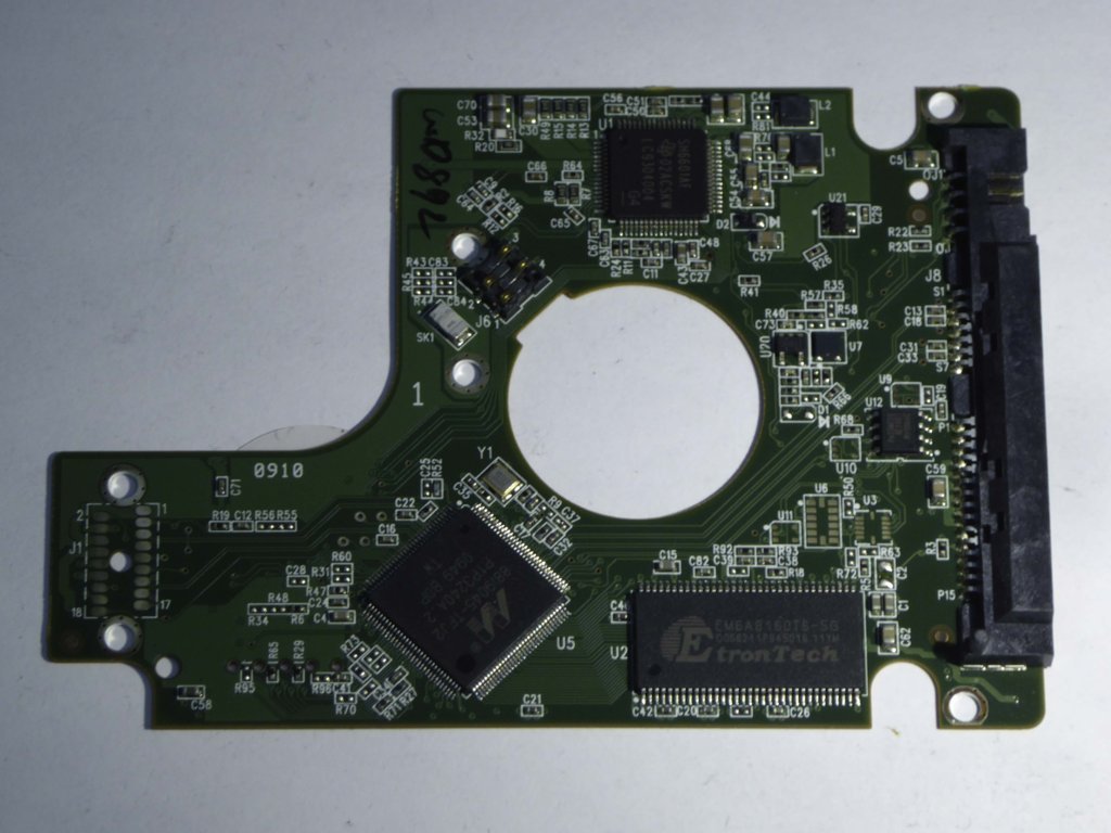 Western Digital WD6400BEVT-22A0RT0 2060-771672-004 REV A PCB for Sale