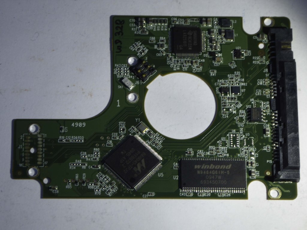 Western Digital WD6400BEVT-60A0RT0 2060-771672-001 REV P1 PCB for Sale