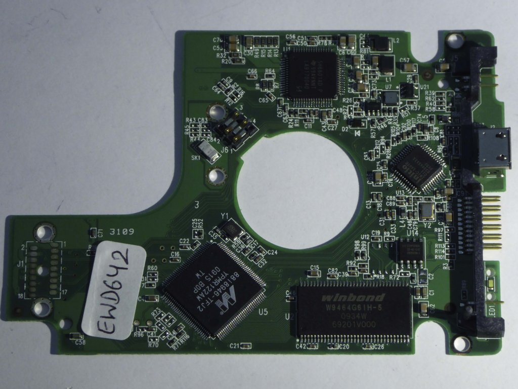 Western Digital WD6400KMVV-11A27S0 2060-701675-001 REV P1 PCB for Sale