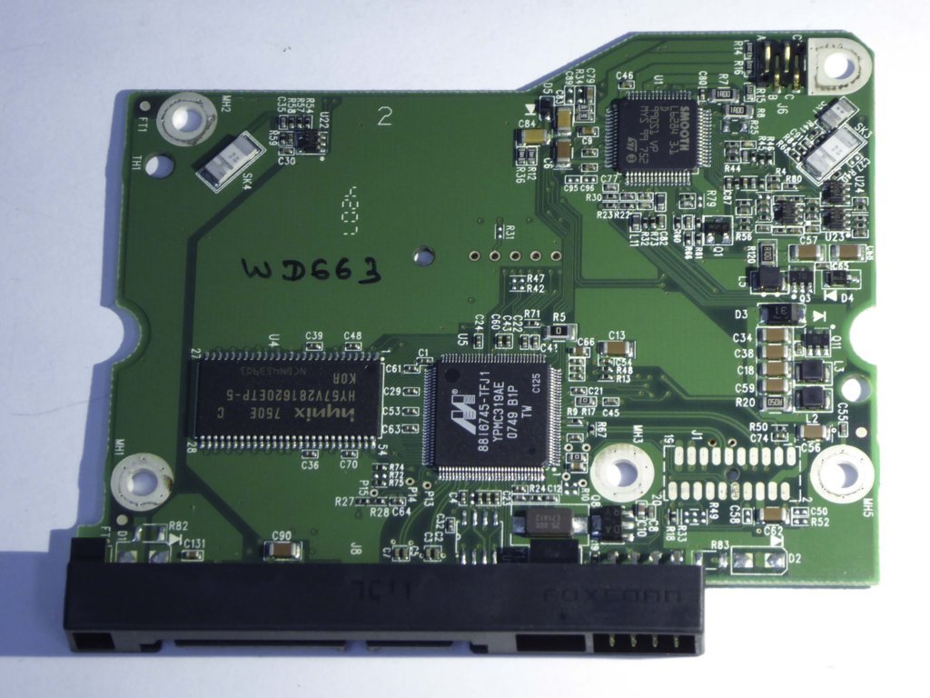 Western Digital WD7500AAKS-00RBA0 2060-701474-002 REV A PCB for Sale