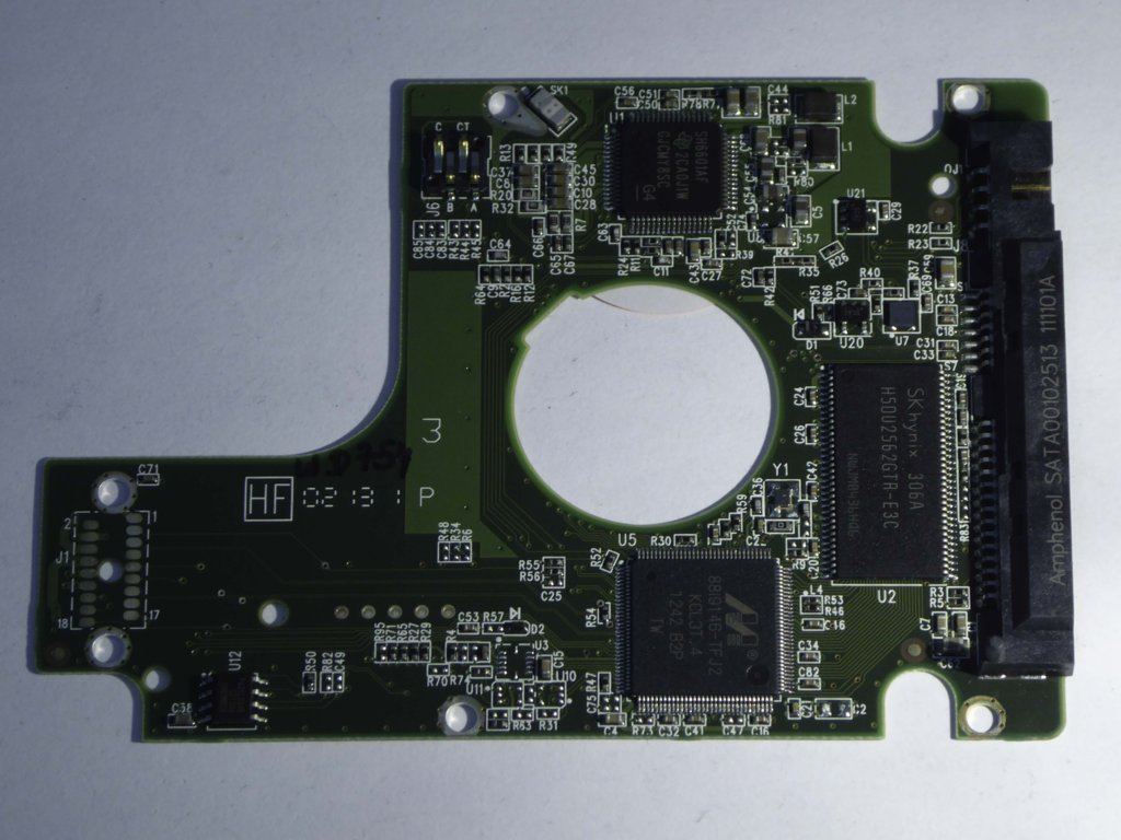 Western Digital WD7500BPKT-75PK4T0 2060-771629-006 REV A PCB for Sale