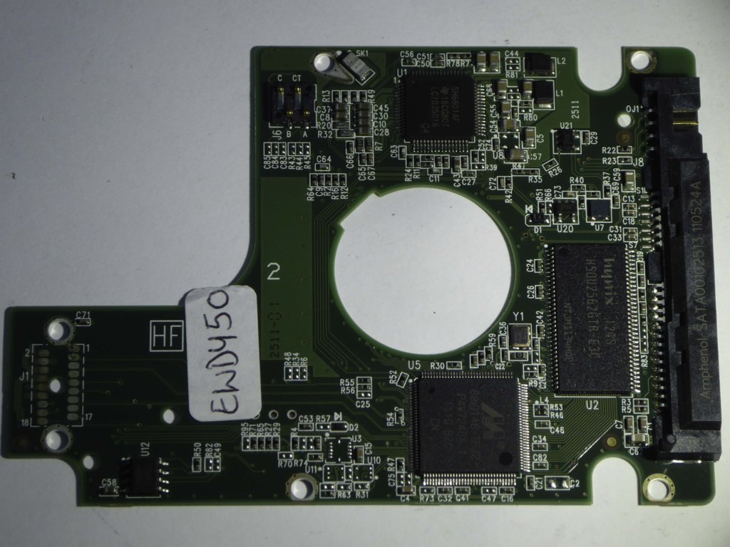 Western Digital WD7500BPKT-75PK4T0 2060-771629-006 REV A PCB for Sale