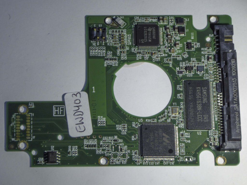 Western Digital WD7500BPKT-75PK4T0 2060-771629-006 REV P1 PCB for Sale