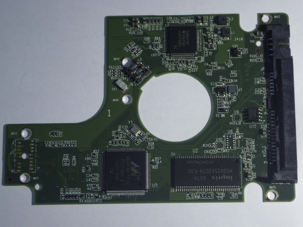 Western Digital WD7500BPVT-24HXZT1 2060-771692-005 REV A PCB for Sale