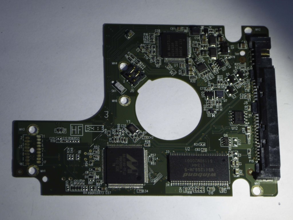 Western Digital WD7500BPVT-60HXZT3 2060-771820-000 REV P1 PCB for Sale