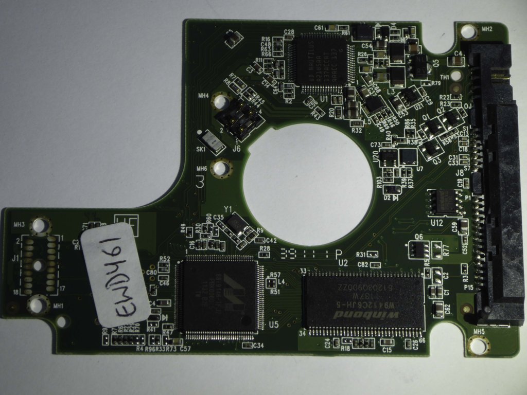 Western Digital WD7500BPVT-75HXZT3 2060-771820-000 REV A PCB for Sale