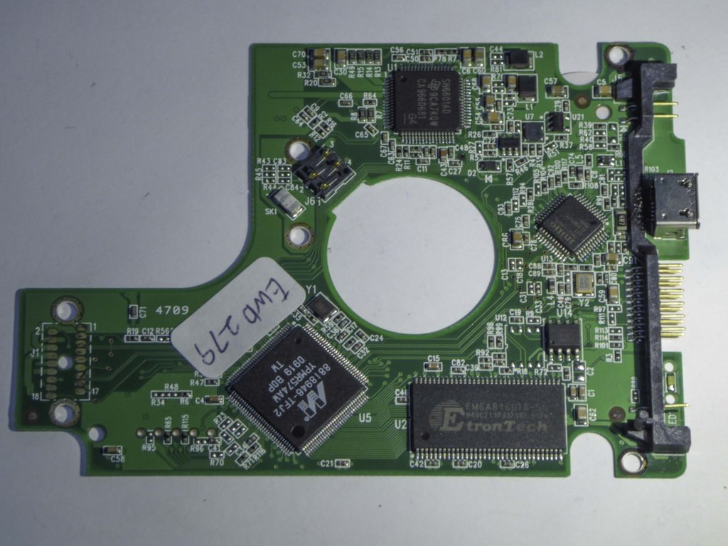 Western Digital WD7500KMVV-11A27S2 2060-701675-001 REV P1 PCB for Sale
