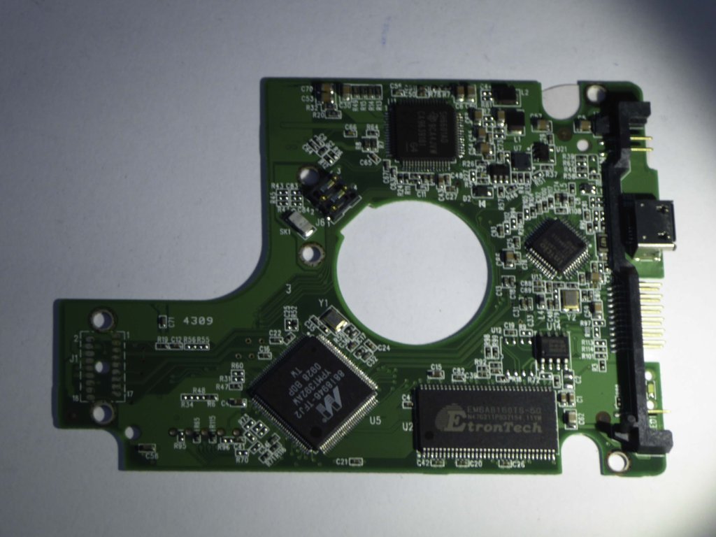 Western Digital WD7500KMVV-11A27S2 2060-701675-001 REVP1 PCB for Sale