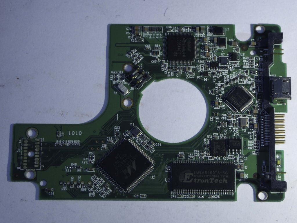 Western Digital WD7500KMVV-11BG7S0 2060-701675-004 REV P1 PCB for Sale