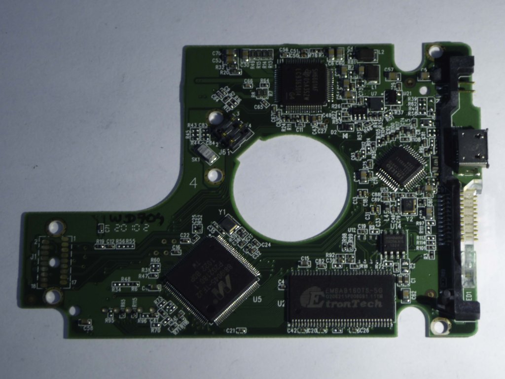 Western Digital WD7500KMVV-11BG7S0 2060-701675-004 REV P1 PCB for Sale