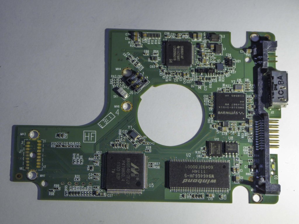 Western Digital WD7500KMVW-11ZSMS1 2060-771737-000 REV A PCB for Sale