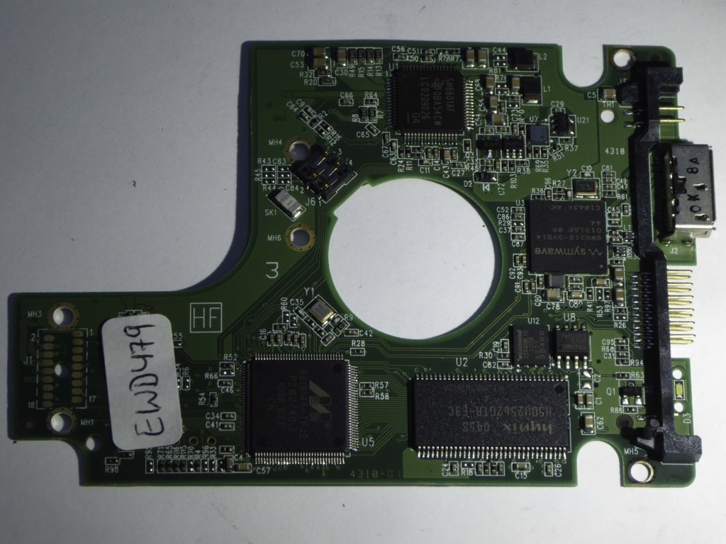 Western Digital WD7500KMVW-11ZSMS1 2060-771737-000 REV A PCB for Sale