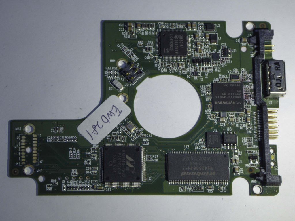 Western Digital WD7500KMVW-11ZSMS1 2060-771737-000 REV P1 PCB for Sale