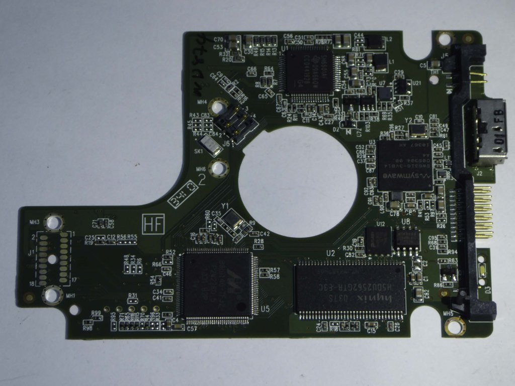 Western Digital WD7500KMVW-11ZSMS4 2060-771737-000 REV P1 PCB for Sale