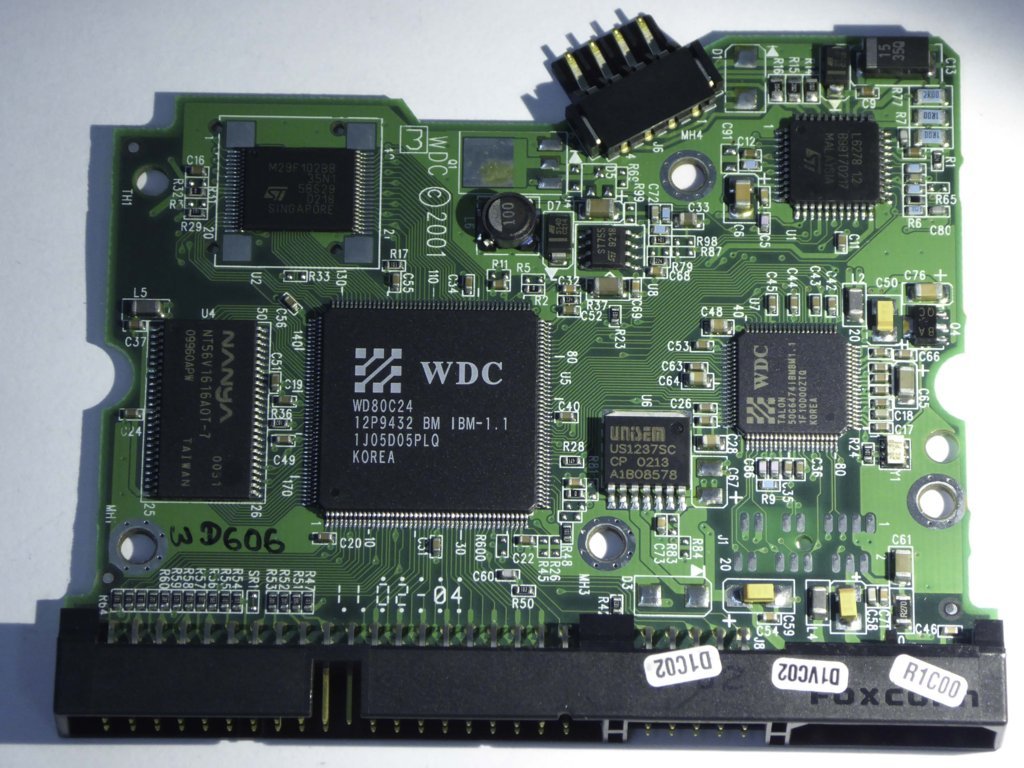 Western Digital WD800BB-00CAA1 2060-001092-007 REV A PCB for Sale