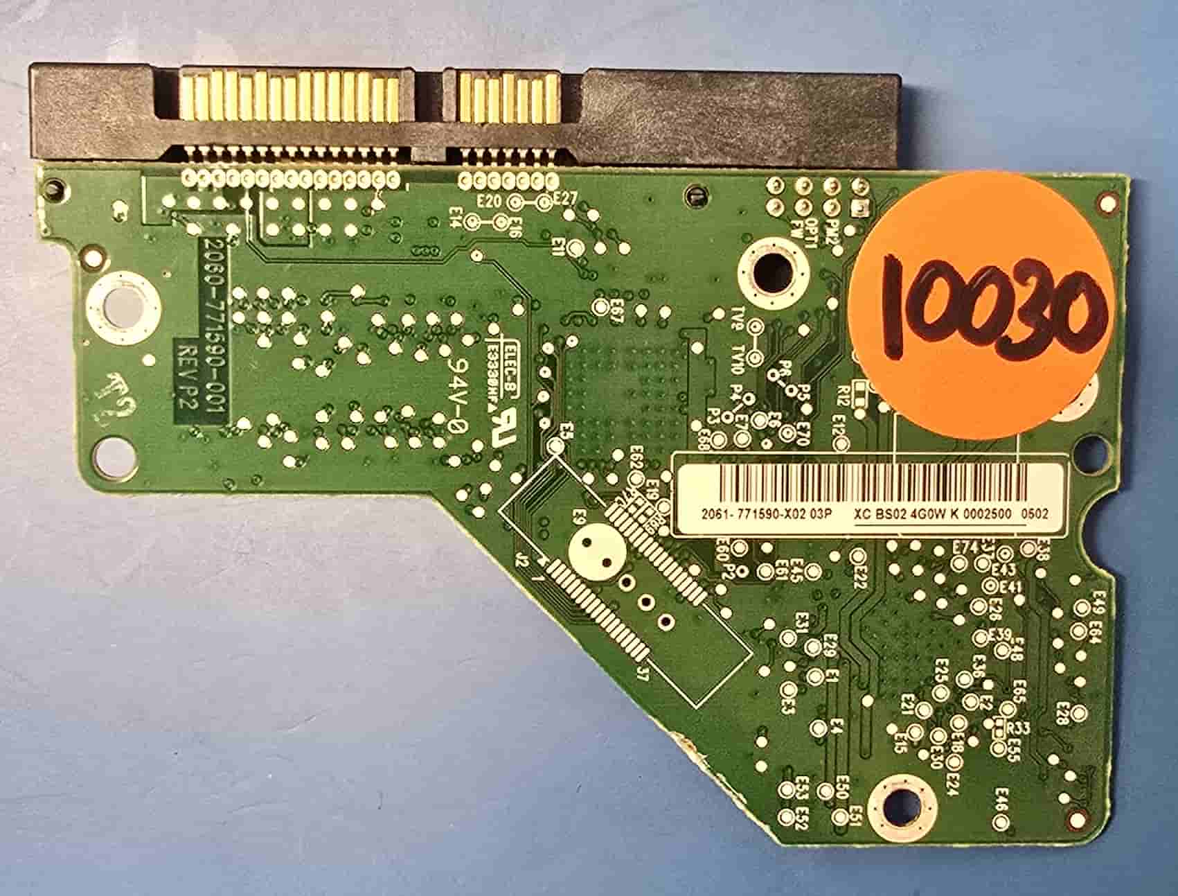 Western Digital WD1600AAJS-60Z0A0 2060-771590-001 REV P2 2BKHQ00UDZ40FL PCB for Sale