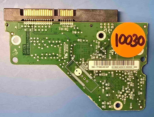 Western Digital WD1600AAJS-60Z0A0 2060-771590-001 REV P2 2BKHQ00UDZ40FL PCB for Sale