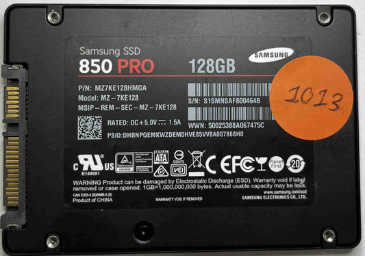 SAMSUNG MZ-7KE128 MZ7KE128HMGA (1013) SSD for Sale
