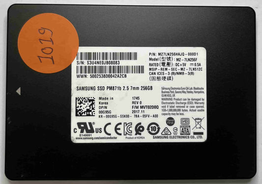 SAMSUNG MZ-7LN256F MZ7LN256HAJQ-000D1 (1019) SSD for Sale