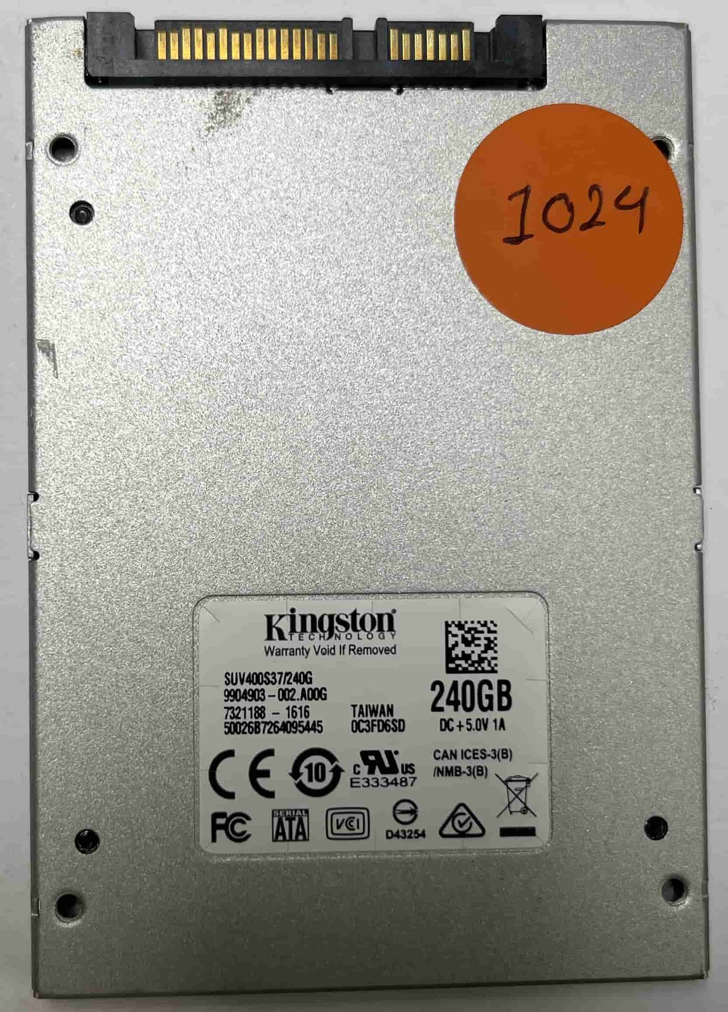 KINGSTON SUV400S37240G (1024) SSD for Sale