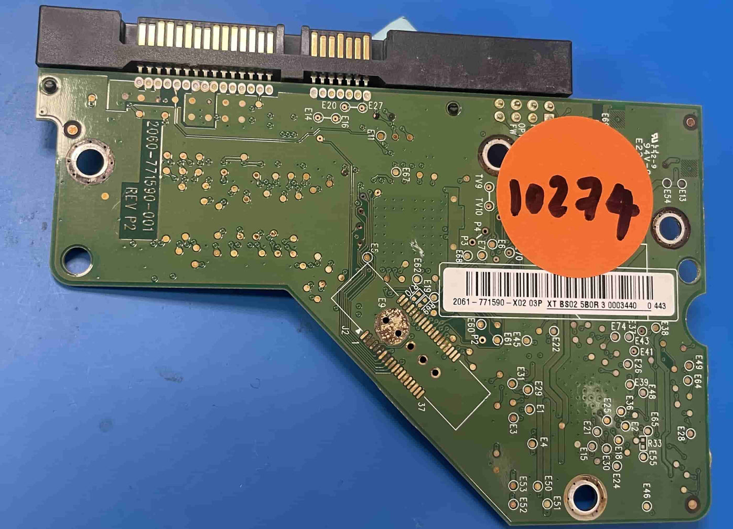 Western Digital WD1600AAJS-60Z0A0 2060-771590-001 REV P2  PCB for Sale