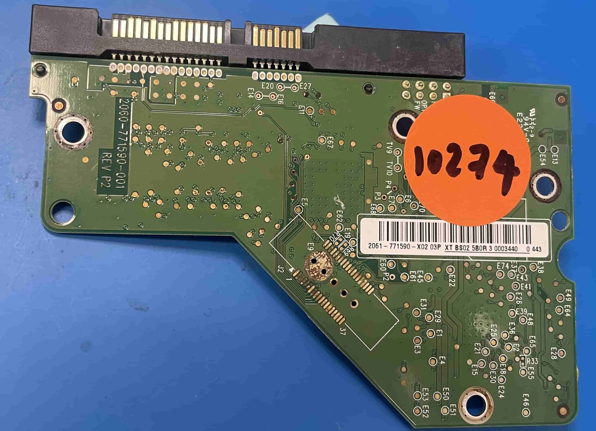 Western Digital WD1600AAJS-60Z0A0 2060-771590-001 REV P2  PCB for Sale