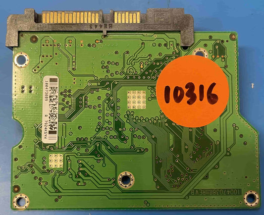 Seagate ST3160815AS 100470387 REV B 9CY132-037 PCB for Sale