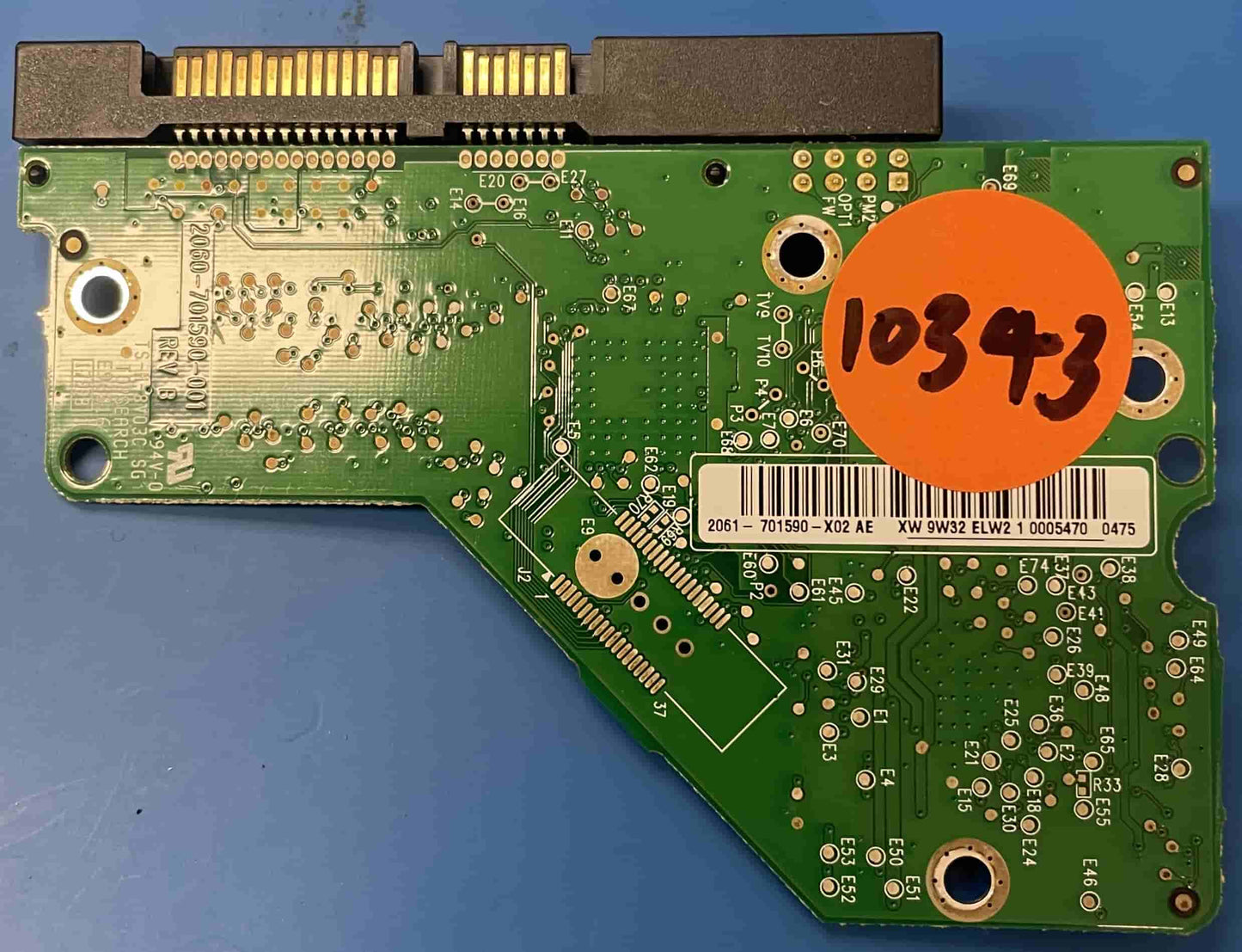 Western Digital WD2500AAJS-75M0A0 2060-701590-001 REV B  PCB for Sale