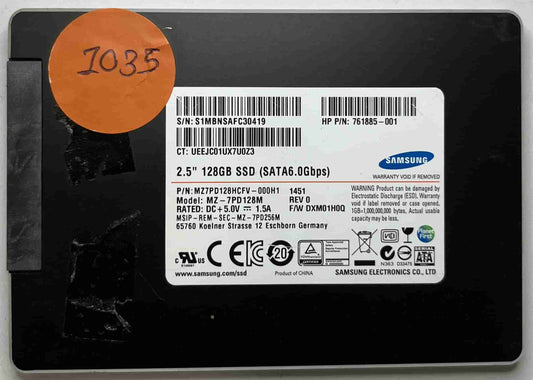 SAMSUNG MZ-7PD128M MZ7PD128HCFV-000H1 (1035) SSD for Sale