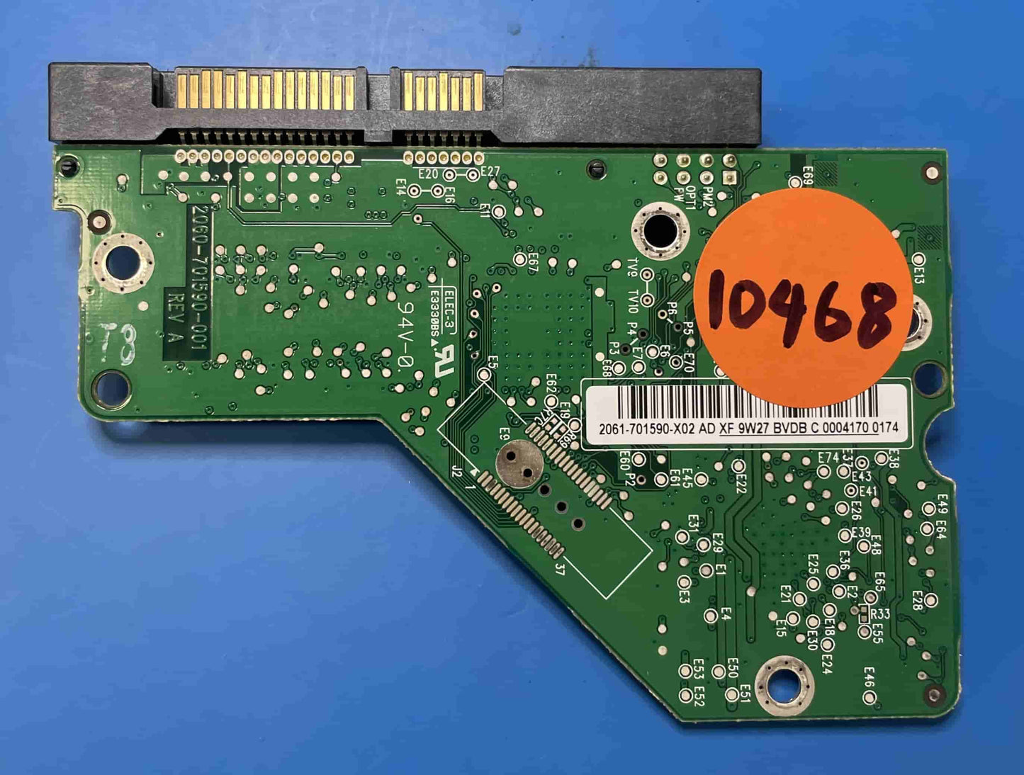 Western Digital WD2500AAJS-08L7A0 2060-701590-001 REV A  PCB for Sale