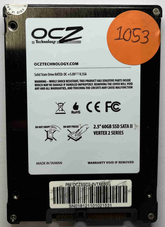 OCZ VERTEX2 OCZSSD2-2VTXE60G (1053) SSD for Sale