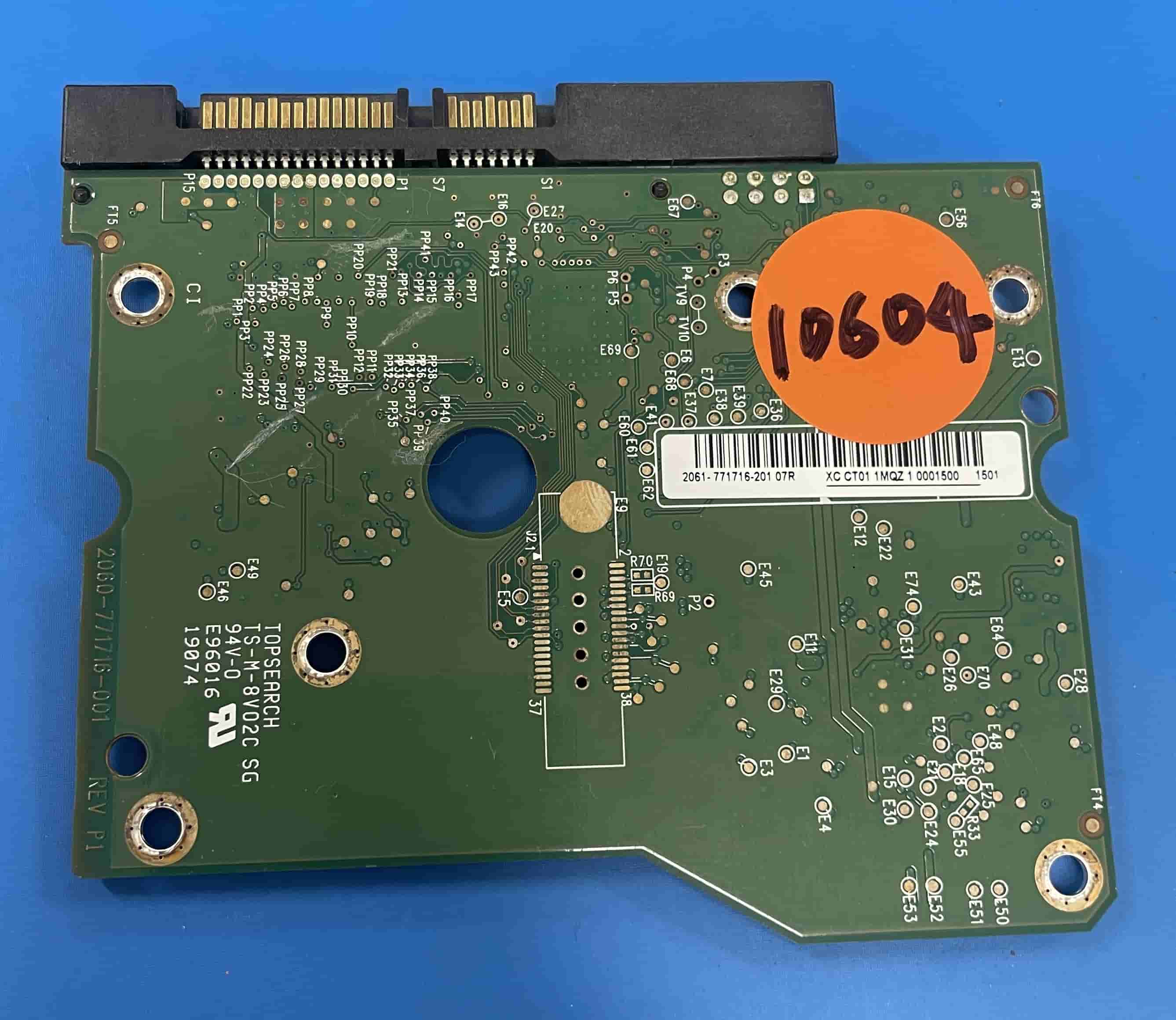 Carte Contrôleur WD20EARS-00S0XB0 – PCB Western Digital SATA II, Pour Disque Dur
