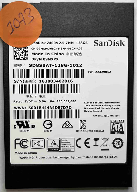 SANDISK SD8SBAT-128G-1012 (1073) SSD for Sale