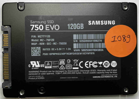 SAMSUNG MZ-750120 MZ7TY120 (1089) SSD for Sale
